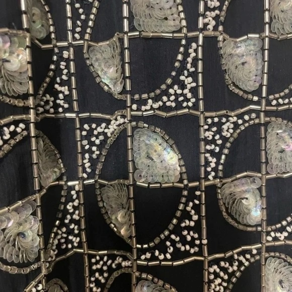 Vintage Nipon Night Evening Jacket Encrusted with Sparkling Sequins Beads, large - Picture 5 of 9